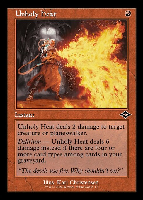 Unholy Heat 13 Foil