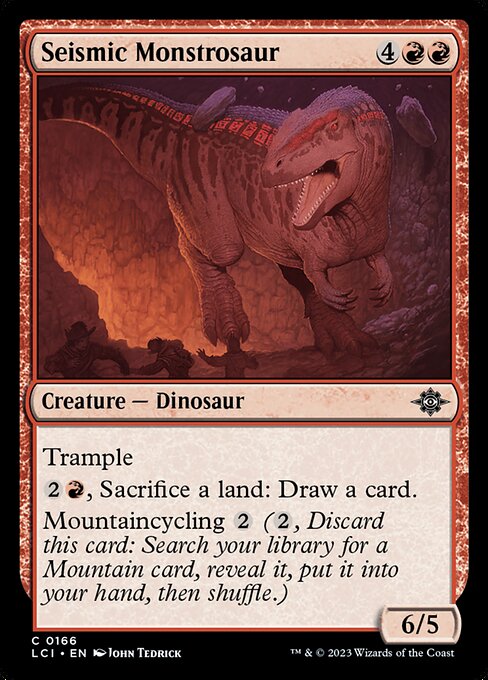 Seismic Monstrosaur 166 Foil