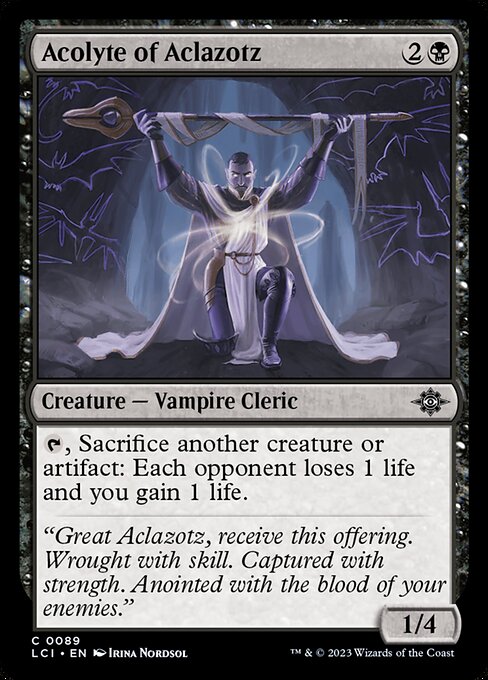 Acolyte of Aclazotz 89