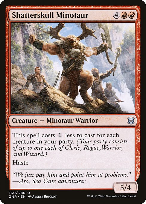 Shatterskull Minotaur 160 Foil