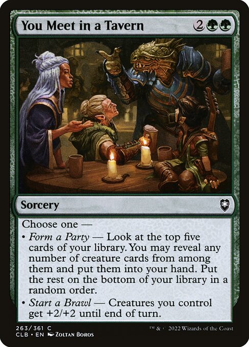 You Meet in a Tavern 263
