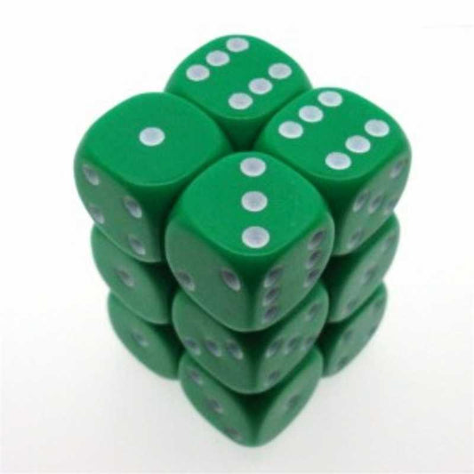 Cheesex Green/White set of 12 16mm