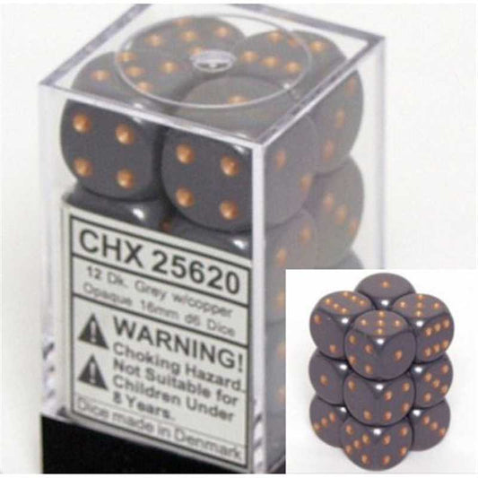 Cheesex Grey/Copper set of 12 16mm