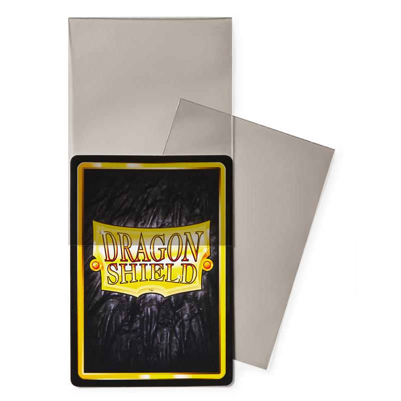 Dragon Shield Standard Perfect Fit Sleeves - Clear/Smoke (100 Sleeves)