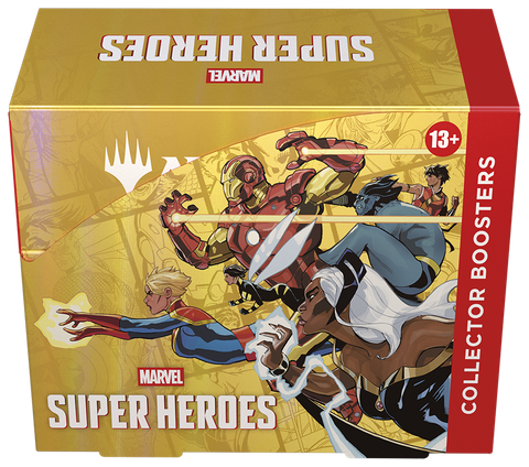 Pre-Order Magic: The Gathering Marvel Super Heroes Collector Booster Display