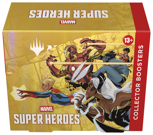 Pre-Order Magic: The Gathering Marvel Super Heroes Collector Booster Display