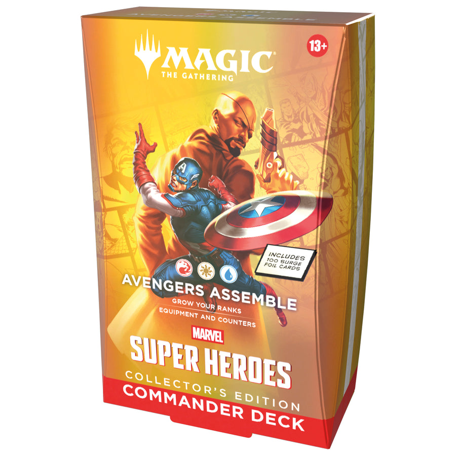 Magic: The Gathering Marvel Super Heroes Collector Commander Deck Avengers Assemble