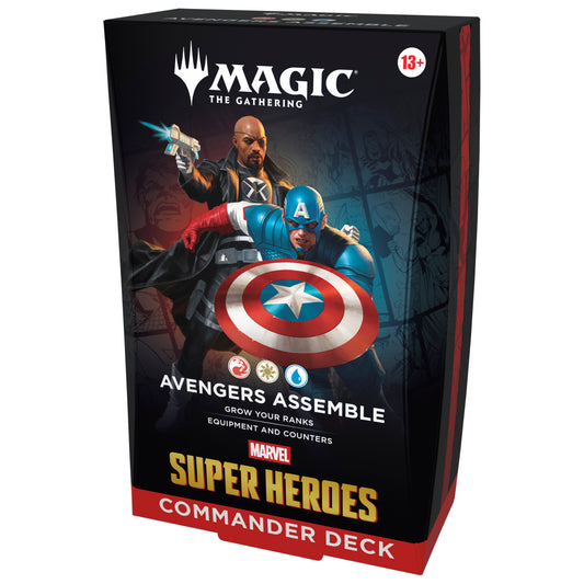 Pre-Order Magic: The Gathering Marvel Super Heroes Commander Deck Avengers Assemble