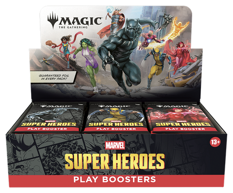 Pre-Order Magic: The Gathering Marvel Super Heroes Play Booster Display