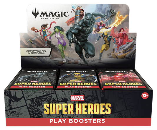 Pre-Order Magic: The Gathering Marvel Super Heroes Play Booster Display