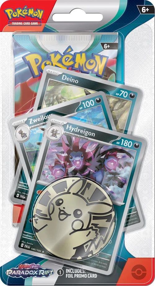 Pokemon - Paradox Rift - Premium Checklane Blister - Hydreigon