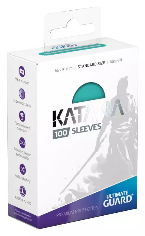Ultimate Guard Katana Sleeves Standard Size Turqoise (100)
