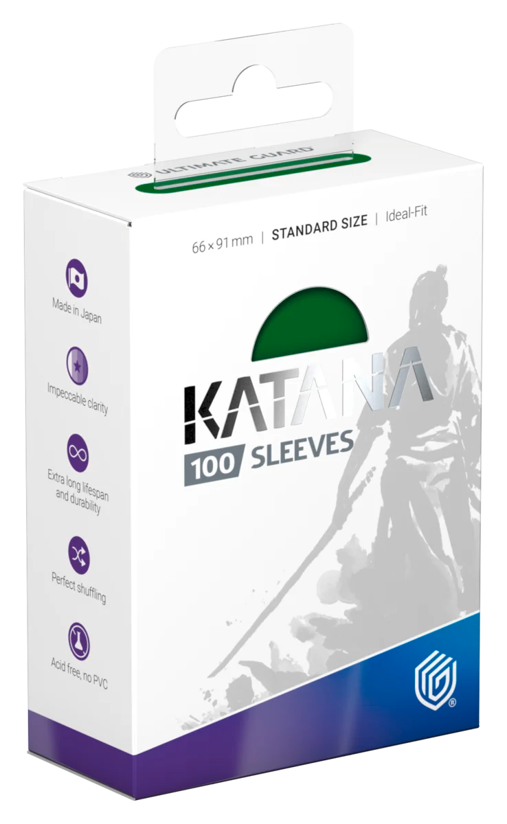 Ultimate Guard Katana Sleeves Standard Size  (100) - Jade Garden