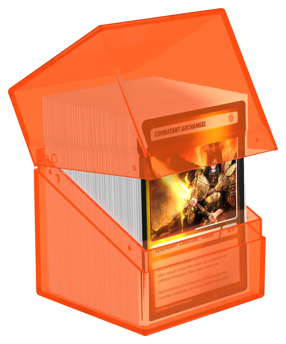 Ultimate Guard Boulder 100+ - Clear Poppy Topaz