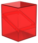 Ultimate Guard Boulder 100+ - Clear Ruby