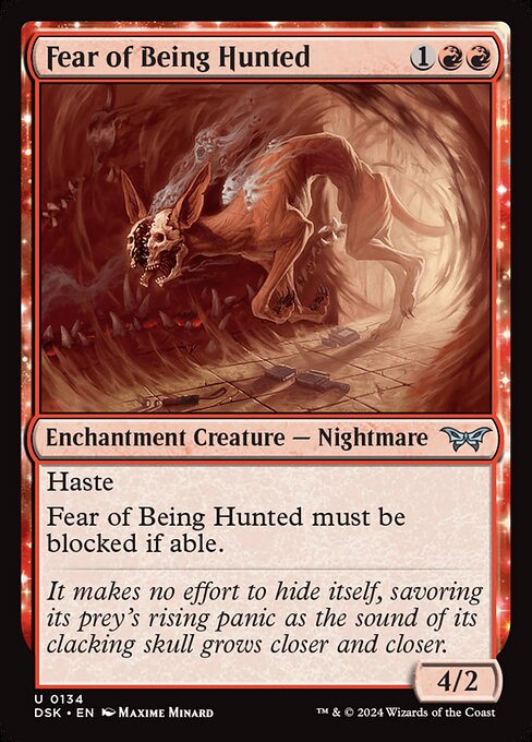 Fear of Being Hunted 134 Foil