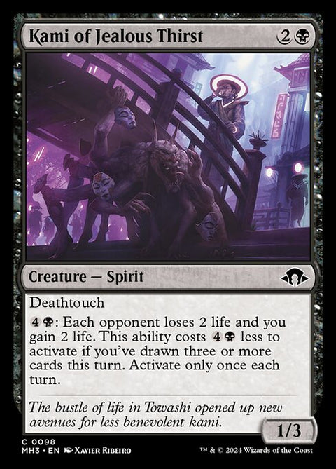 Kami of Jealous Thirst 98 Foil