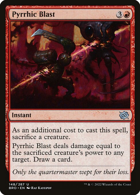 Pyrrhic Blast 148 Foil