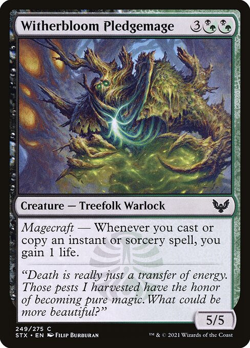 Witherbloom Pledgemage 249 Foil