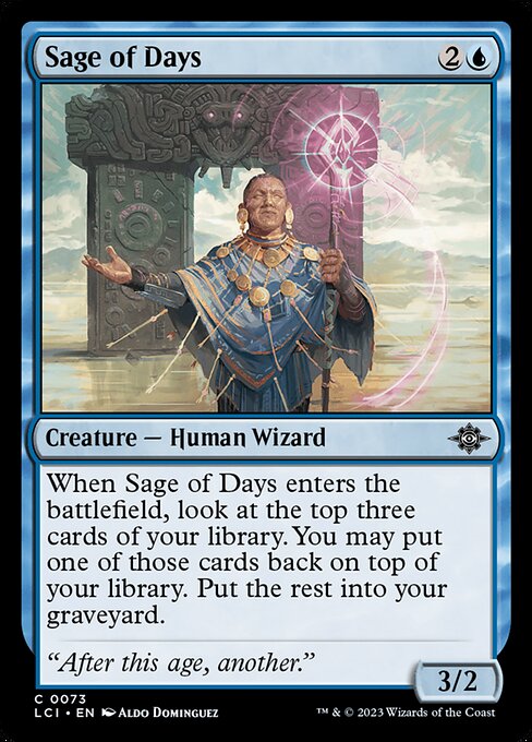Sage of Days 73 Foil