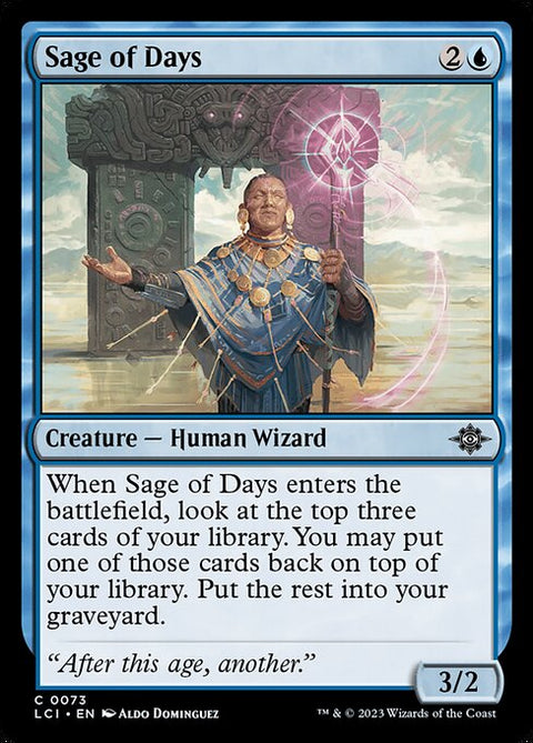 Sage of Days 73