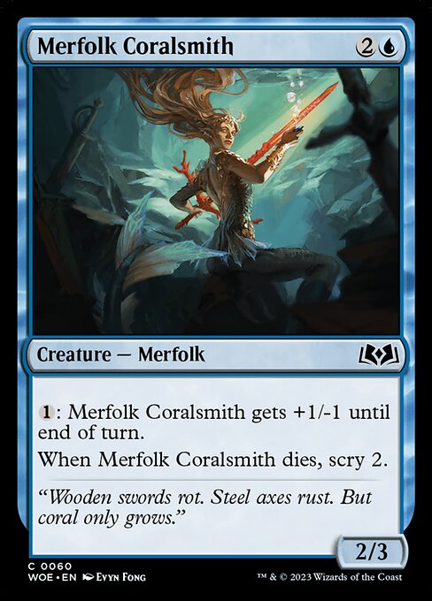 Merfolk Coralsmith 60 Foil