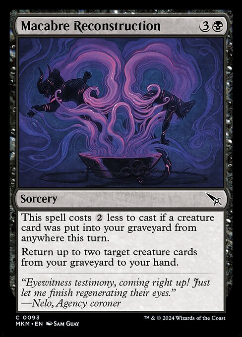 Macabre Reconstruction 93 Foil