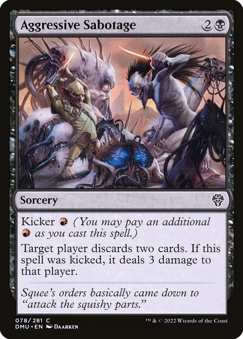 Aggressive Sabotage 78 Foil