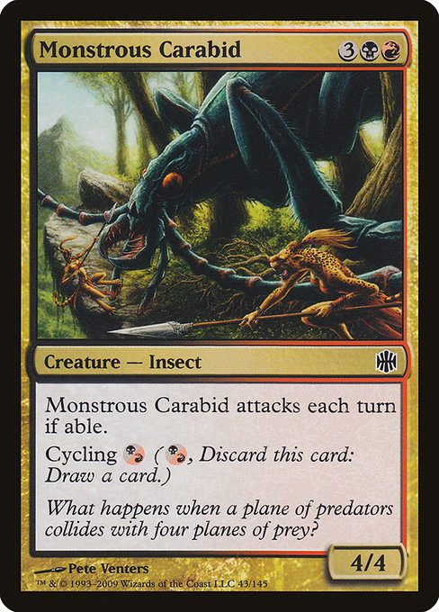 Monstrous Carabid 43