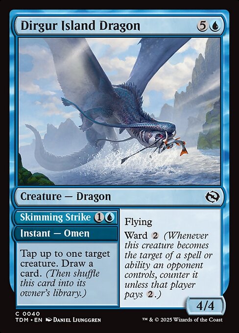 Dirgur Island Dragon // Skimming Strike 40 Foil