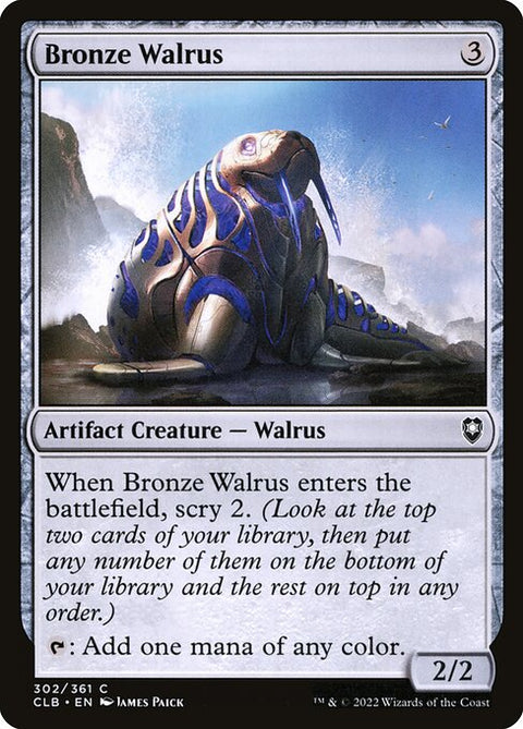 Bronze Walrus 302