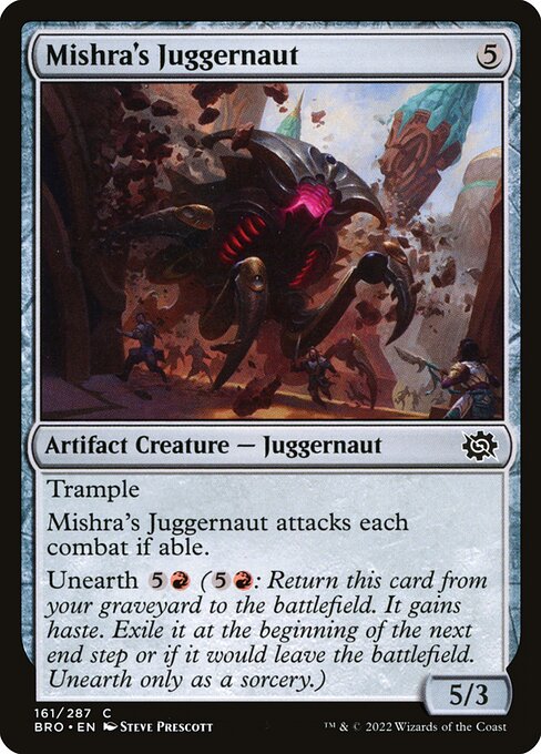 Mishra's Juggernaut 161 Foil