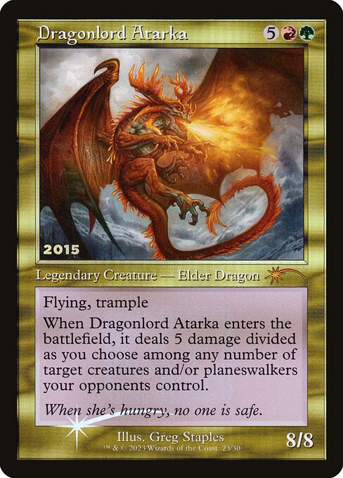 Dragonlord Atarka 23 Foil