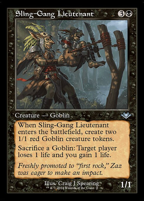 Sling-Gang Lieutenant 8 Foil