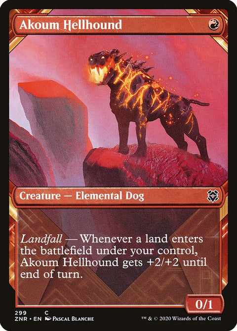 Akoum Hellhound 299 Foil