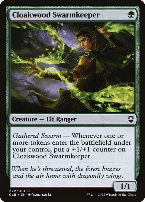 Cloakwood Swarmkeeper 222 Foil