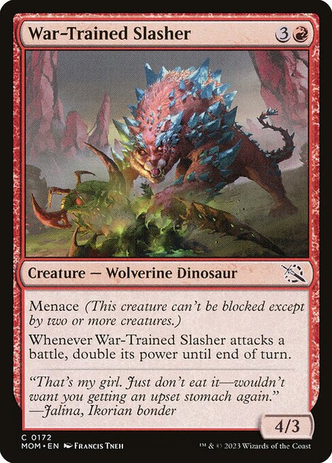 War-Trained Slasher 172 Foil