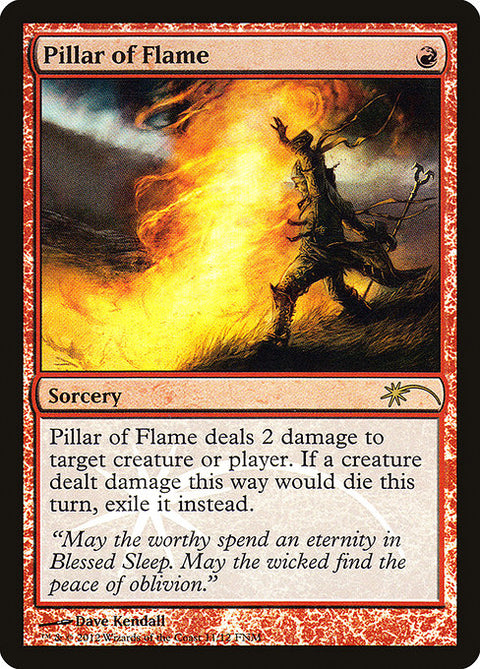 Pillar of Flame 11 Foil