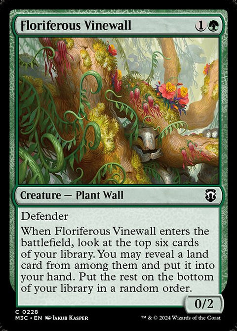 Floriferous Vinewall 228