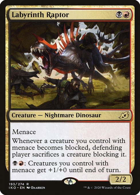 Labyrinth Raptor 193 Foil