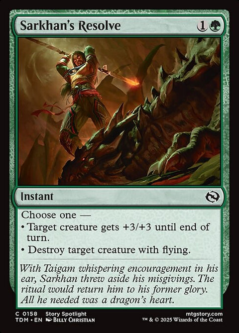 Sarkhan's Resolve 158