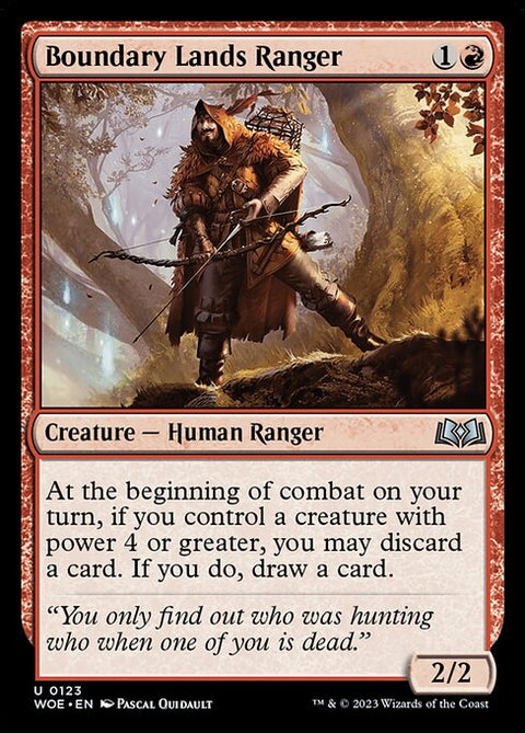 Boundary Lands Ranger 123 Foil