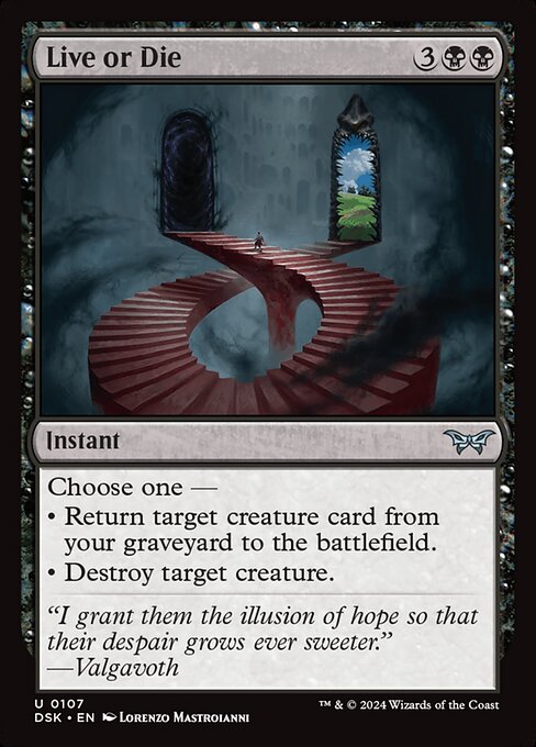 Live or Die 107 Foil