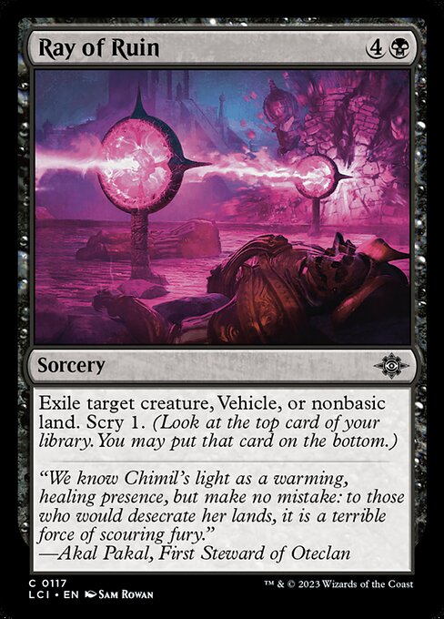 Ray of Ruin 117 Foil