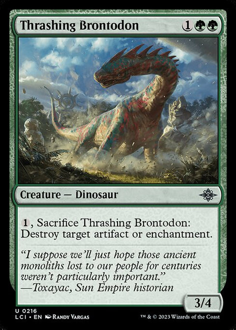 Thrashing Brontodon 216