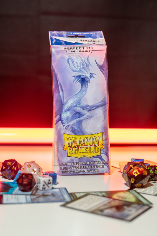Dragon Shield Standard Perfect Fit Sealable Sleeves - Clear (100 Sleeves)