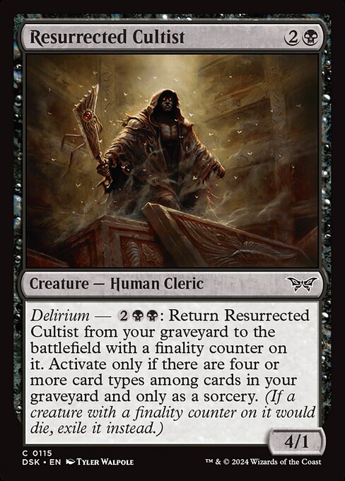 Resurrected Cultist 115 Foil