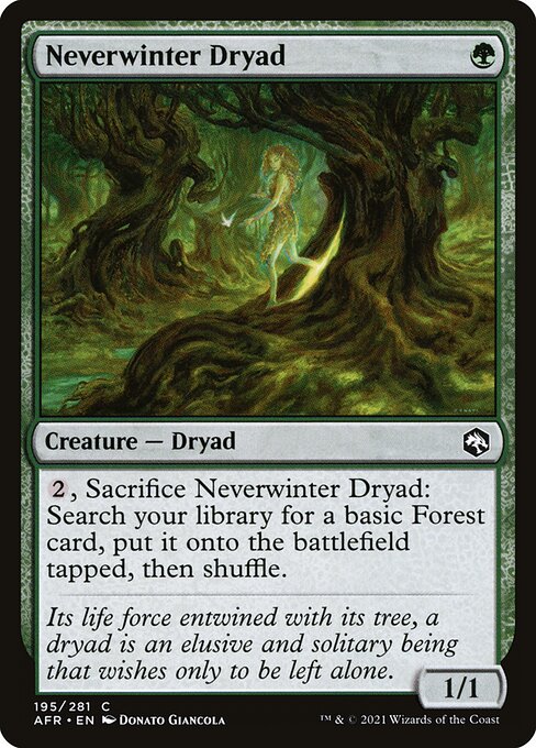 Neverwinter Dryad 195 Foil