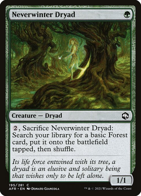 Neverwinter Dryad 195
