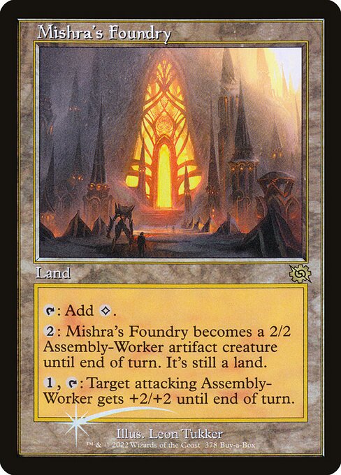 Mishra's Foundry 378 Foil